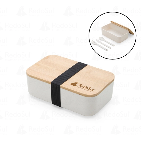 Marmita personalizada em fibra de trigo